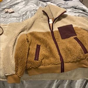 American Eagle sherpa coat